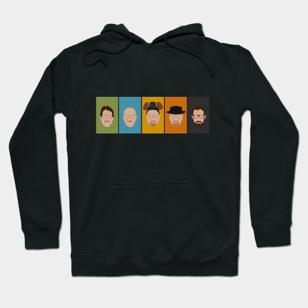 the evolution of Walter White Hoodie by Masterpopmind